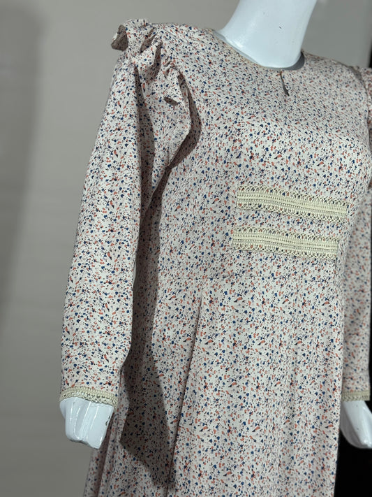 Comfort Fit 1-Piece Casual Dress – Soft Malai Fabric for Everyday Style