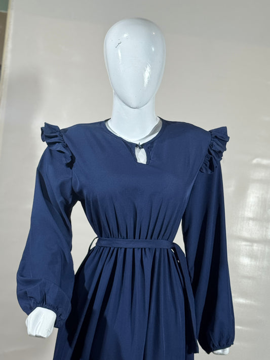 Easygoing 1-Piece Casual Dress – Comfortable Polyester Fabric