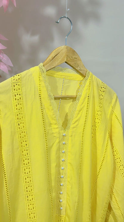 1-Piece Chikankari Lawn Kurti – Premium Embroidered Summer Wear